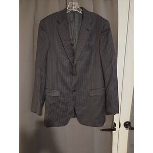 Hart Schaffner Marx Pinstripe Blazer, Men's 42XL Suit Jacket, Formal Business